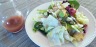 Avocado and Mixed Greens Salad with Honey Spice Vinaigrette
