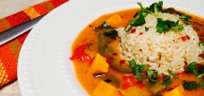 African Peanut Stew with Brown Rice